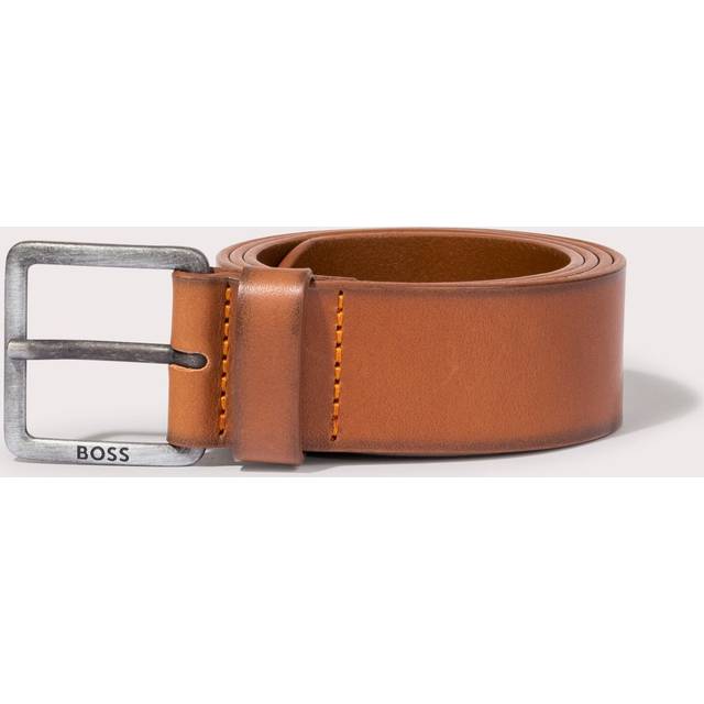 BOSS Leather Jeeko Belt Brown