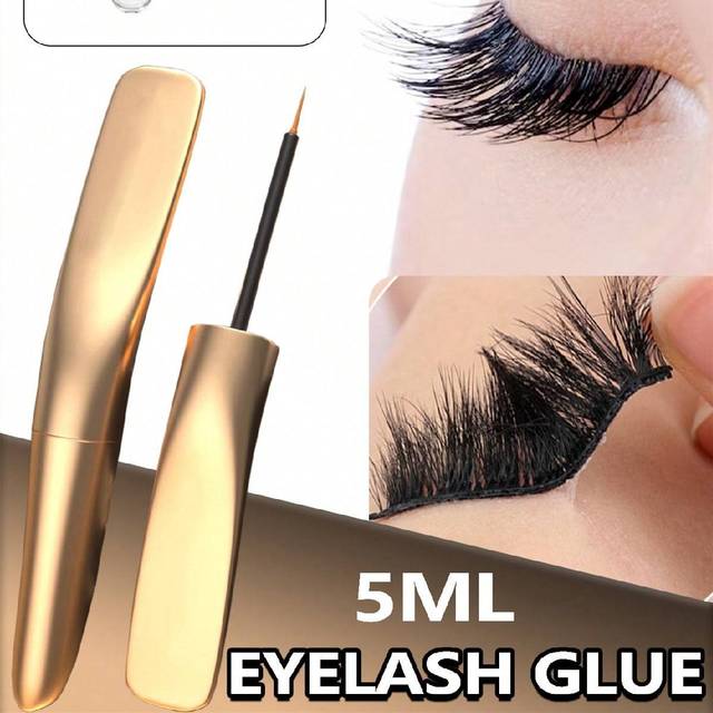 SHEIN 1PC 5ml Eyelash Glue Waterproof Quick Dry Adhesive Transparent False Lash Glue Makeup Fake Eyelashes Extension Glues Cosmetic