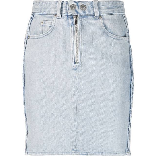 ISABEL MARANT - Vabelia denim skirt - women - Spandex/Elastane/Cotton - 40 - Blue