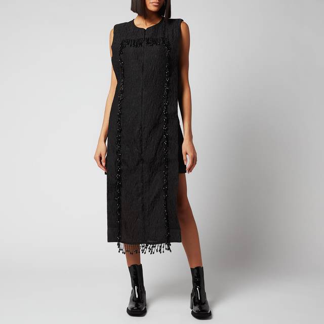 Fringed Sleeveless Dress