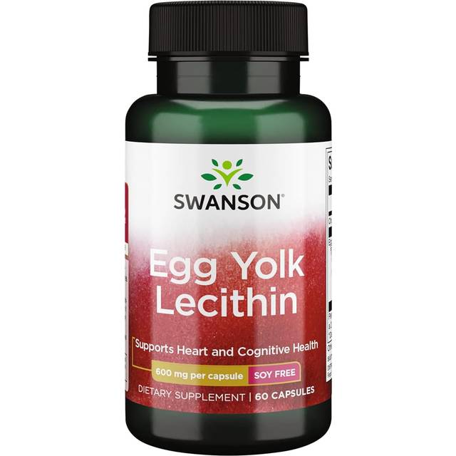 Swanson  Egg Yolk Lecithin  450 mg   60 Capsules