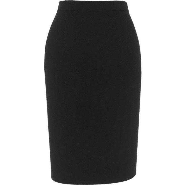 Saint Laurent - wool pencil skirt - women - Polyamide/Wool/Elastane - M - Black