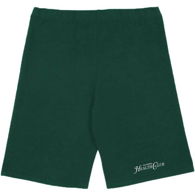 Sporty & Rich - Rizzoli Biker embroidered shorts - women - Cotton - XL - Green