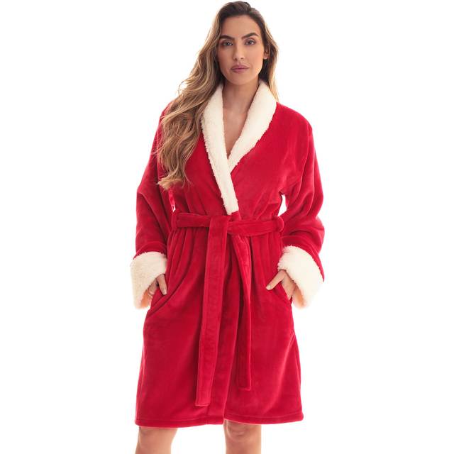 Just Love Kimono Robe Bath Robes for Women 6947-RED-2X