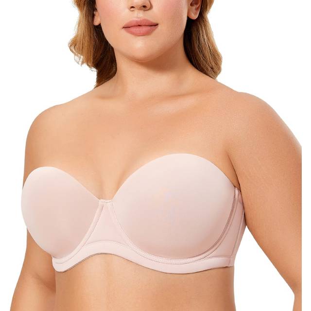 DELIMIRA Womens Underwire contour Multiway Full coverage Strapless Bra