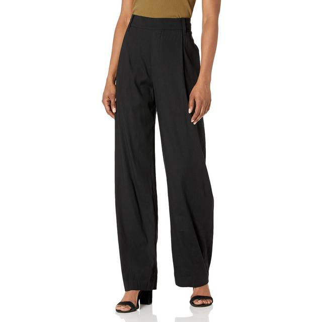 Vince, Byxor, Dam, S, Linne, Casual Svarta Linnebyxor - black (S)