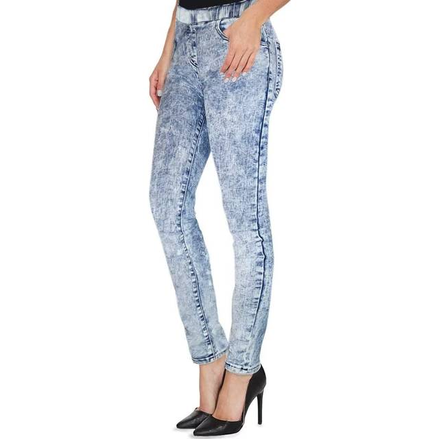 Hybrid & Company Women's Stretchy High Waisted Slim Fit Skinny Leg Pul