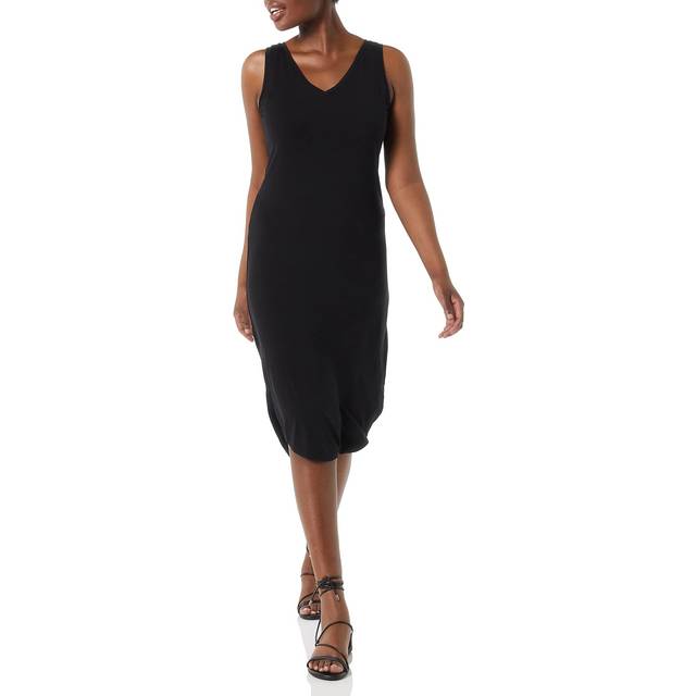 Amazon Essentials Women's Jersey Standard-Fit Sleeveless V-Neck Midi D