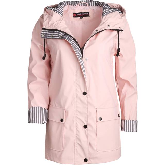 URBAN REPUBLIC Woman? Raincoat - Waterproof Slicker Shell Windbreaker