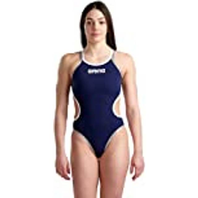 Women's 1-piece double cross swimsuit Arena - Bleu