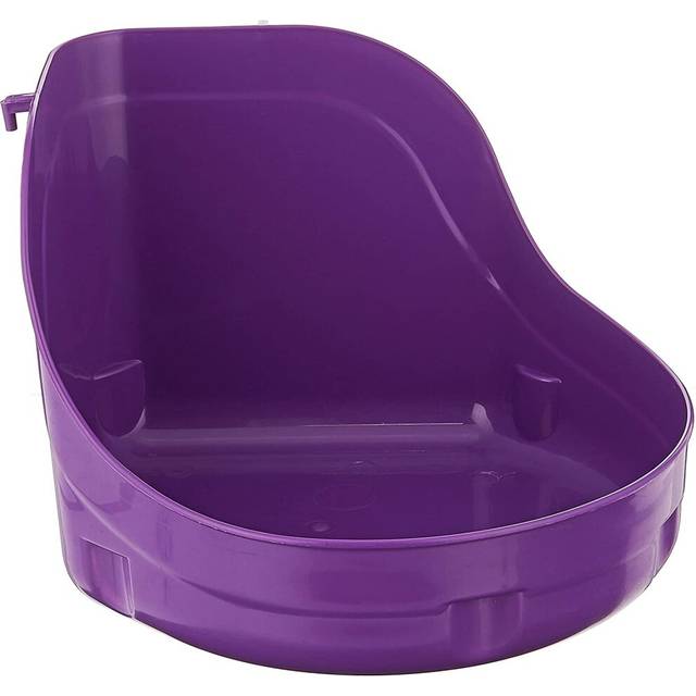 Kaytee Long John High Side Litter Tray Pan, Easy Clean, Odour Resistang, for Ferrets, Rabbits (Colours May vary)