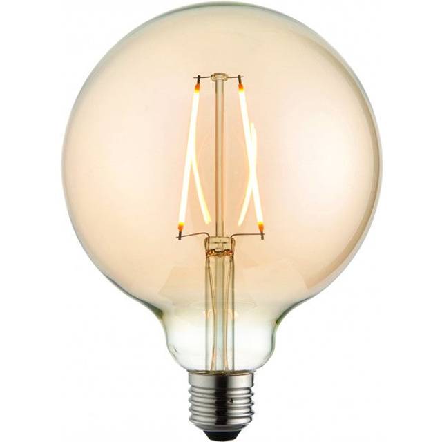 Vogue 2W ES LED Amber Filament XL Globe Bulb