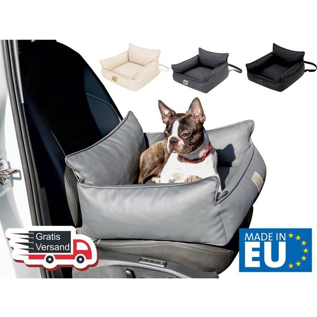 Hundbilstol, hundfilt bil framsäte/baksäte, transportlåda katt, hundlåda, hundkorg, hundsele, hundsäng, hundkorg (grafit Oxford)