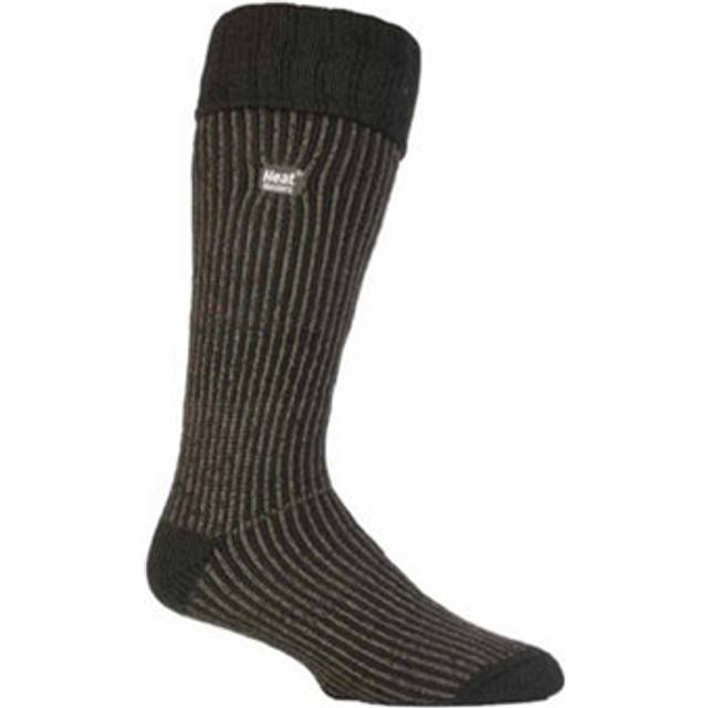 Heat Holders - Mens Thermal Boot Socks - Green Nylon - Size UK 6-11