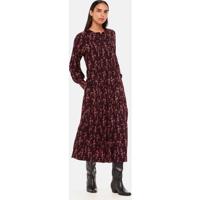 Pink Wisteria Dot Trapeze Dress - Multi (8)