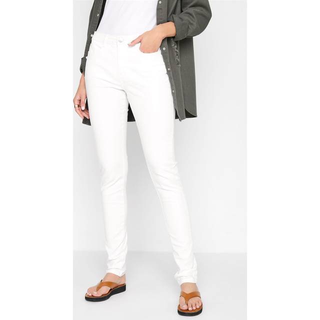Lts Tall White Ava Stretch Skinny Jeans Ex Long > 10 Lts | Tall Women's Skinny Jeans - Ex Long 10