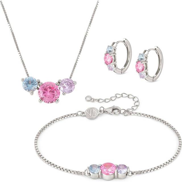 Nomination Colour Wave Sterling Silver Multicolour Necklace 149821/005
