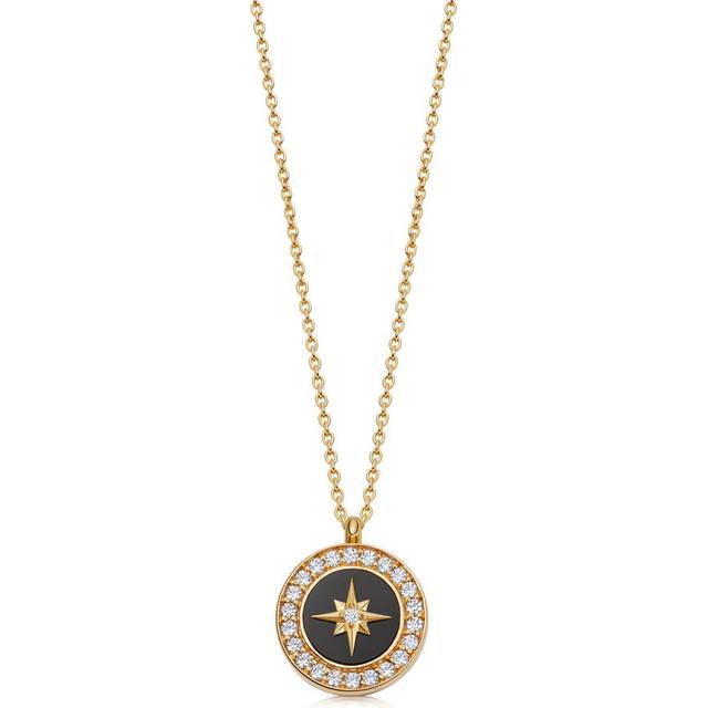 Astley Clarke Semi-Precious Stone Star Locket Necklace