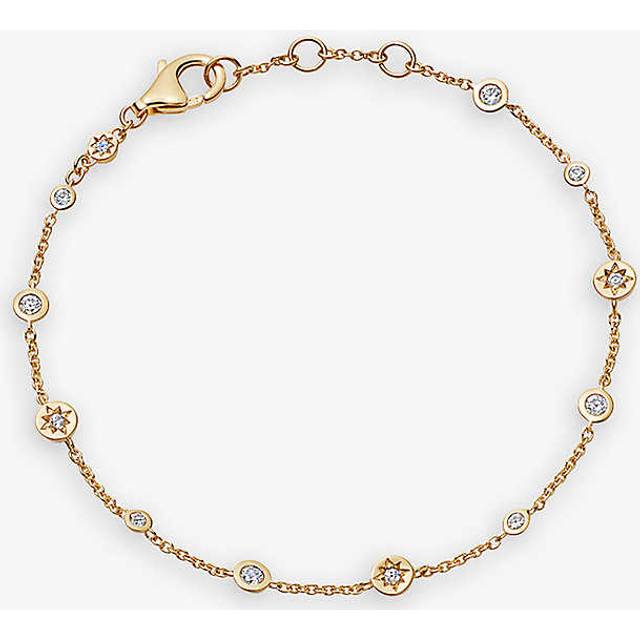 Astley Clarke North Star White Sapphire Star Chain Bracelet