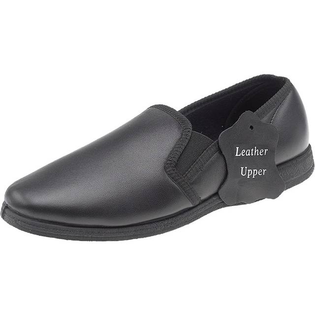 Sleepers Hadley Slippers Men's | Slip On Shoes  | Black  | UK Size 9
