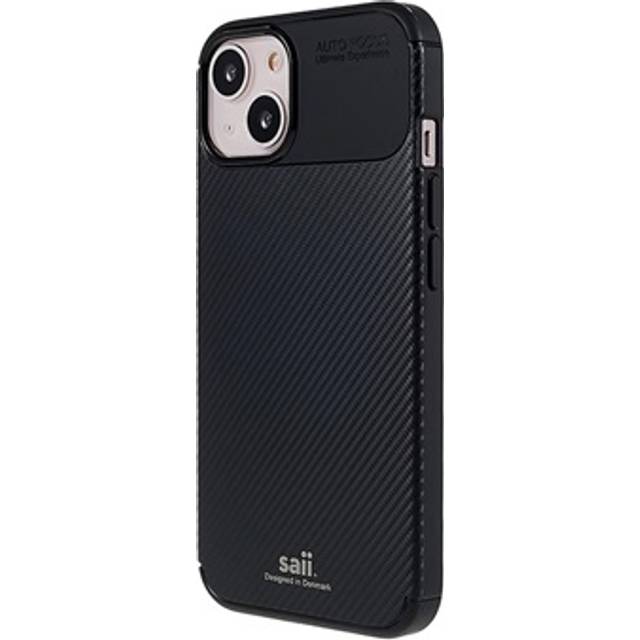 Saii Kolfiber iPhone 13 Pro TPU Skal - Svart