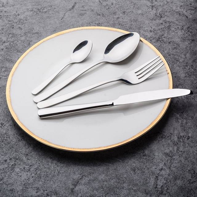 Exzact 16 PCS Cutlery Set Mirror Polished Premium Quality Stainless Steel Dining