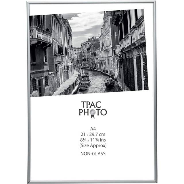 Hampton Frames ALUMINIUM Poster Certificate Photo Frame Silver A4 (21x30cm) ALI9A4NG