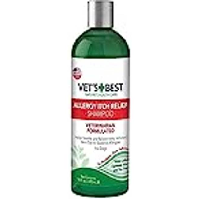 Vet's Best Allergy Itch Relief Dog Shampoo, Cleans and Relieves Discomfort from Seasonal Allergies, Gentle Formula 500ml
