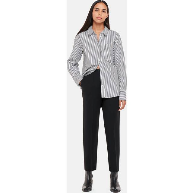 Whistles Lila Ponte Trousers, Black
