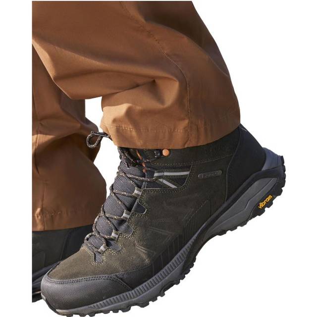 Mountain Warehouse Mens Extreme Rockies Leather Walking Boots 9 UK green/khaki