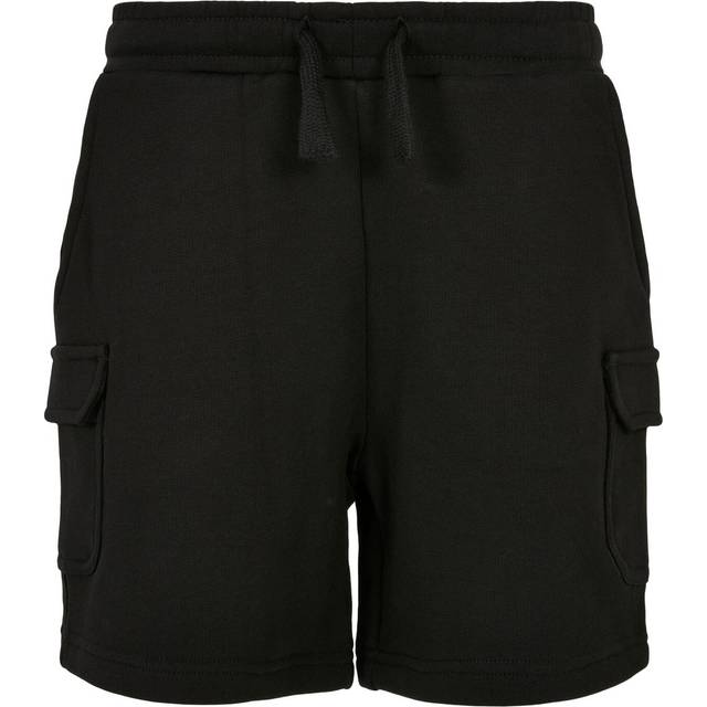 Urban Classics Jungen Boys Organic Cargo Sweat Shorts Black