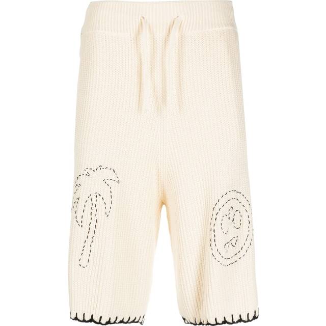BARROW - logo-embroidered cotton shorts - men - Cotton - XL - Neutrals