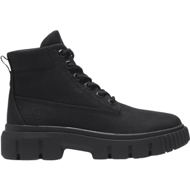 Timberland Greyfield Mid Lace Boot - Jet Black, Black, Size 4, Women