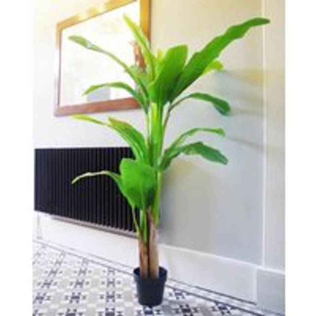 Leaf 180Cm Artificial Banana Plant Tropical Natural Tree, Green