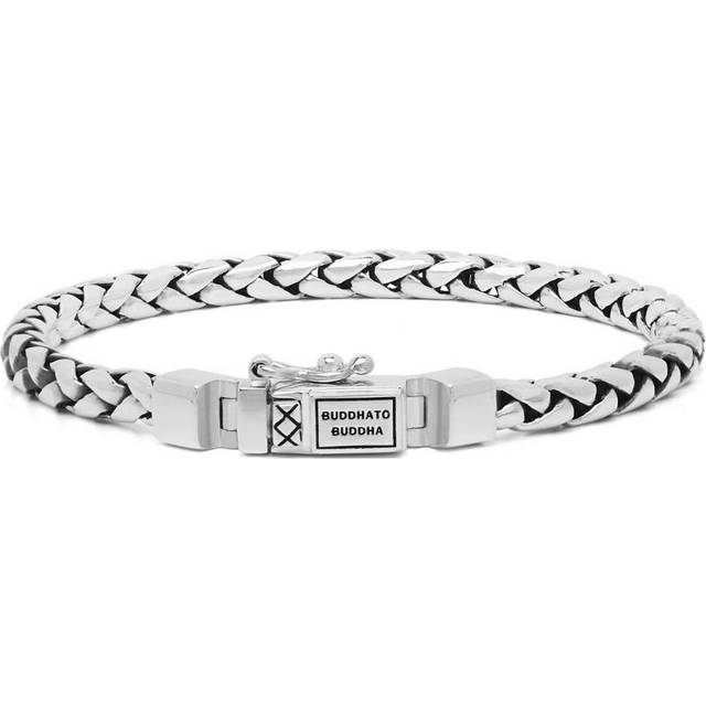 Buddha To Buddha George Xs Silver Braided Bracelet J809 E (19CM)