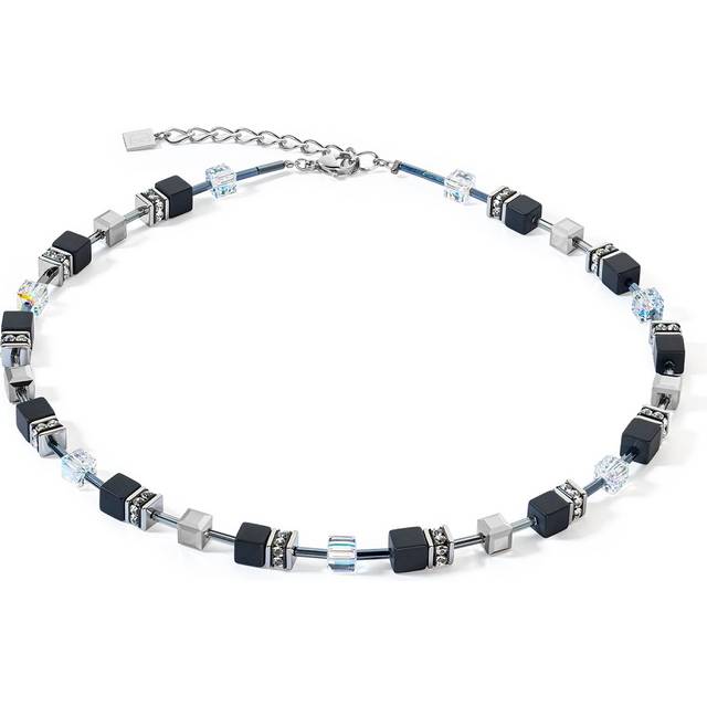 GeoCUBE® Iconic Precious Onyx Black-Crystal Necklace 4018/10-1318