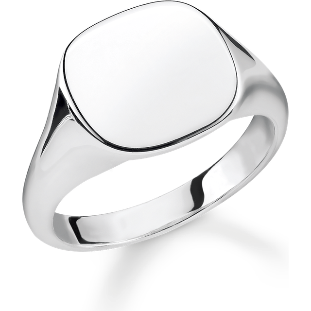 THOMAS SABO Unisex Signet Ring, Silver