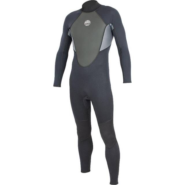 Impact 3/2mm Back Zip Wetsuit in Black & Deep Grey - M