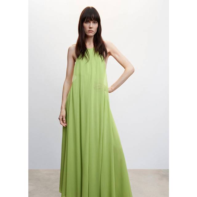 Green Open Back Dress (XS)