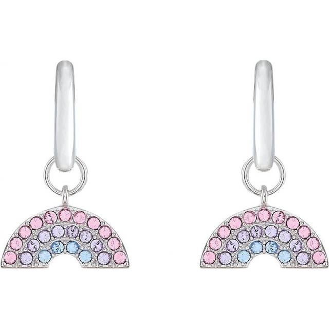 Olivia Burton Rainbow Sterling Silver Huggie Hoop Earrings