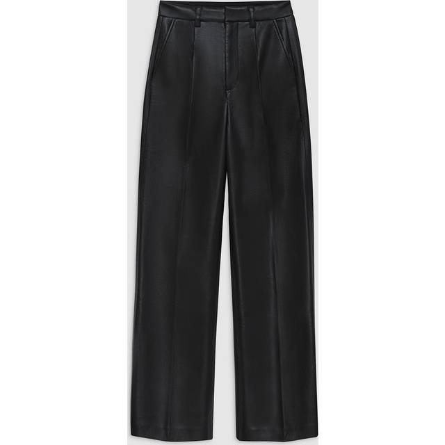 Carmen Pant - Black Recycled Leather 36