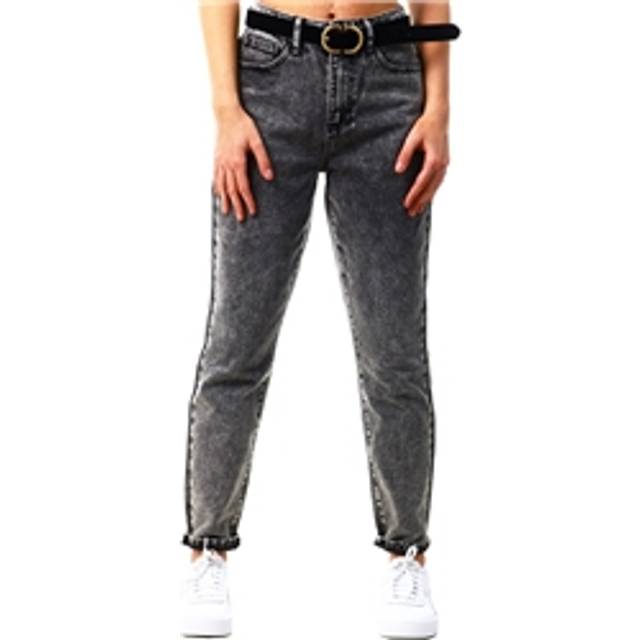 Noisy May Black / Black Denim Nmisabel High Waist Mom Jeans - 26R