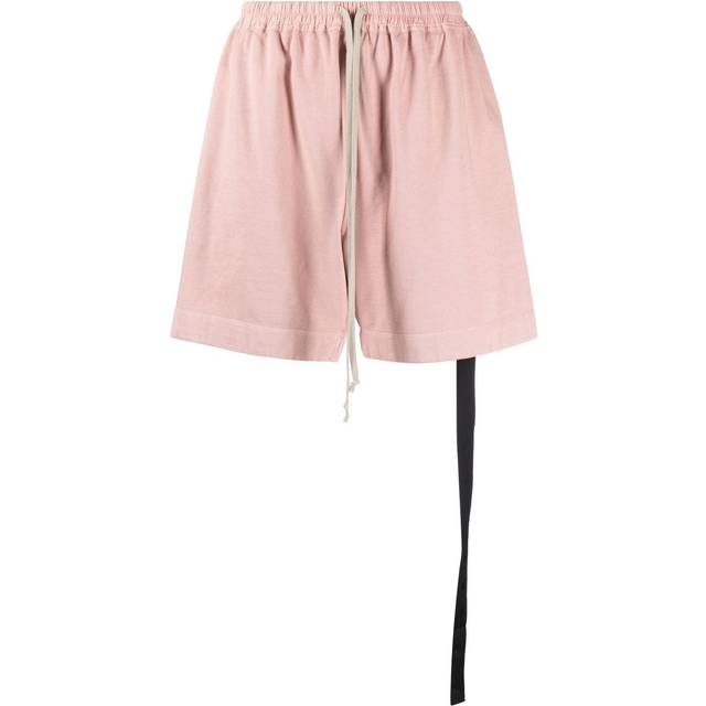 Rick Owens DRKSHDW - drawstring waist shorts - women - Cotton - L - Pink
