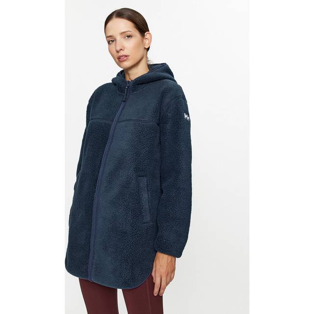 Helly Hansen W Maud Pile jacka kappa, Marinblått Xsp, XS