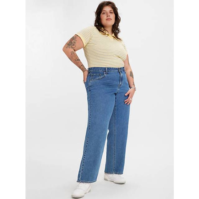 Baggy Dad jeans (Plus Size) - Blå / Hold My Purse - 22M