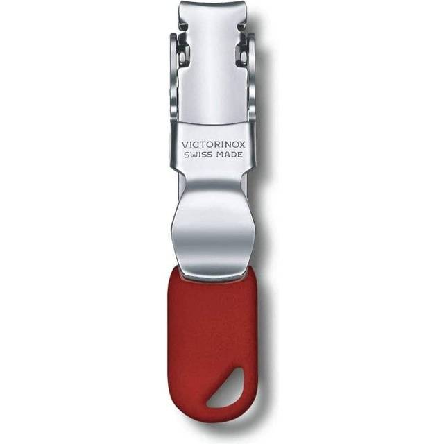 Victorinox nagelsax (2 funktioner, nagelsax, fästögla), rostfritt stål, schweizisk tillverkad, röd