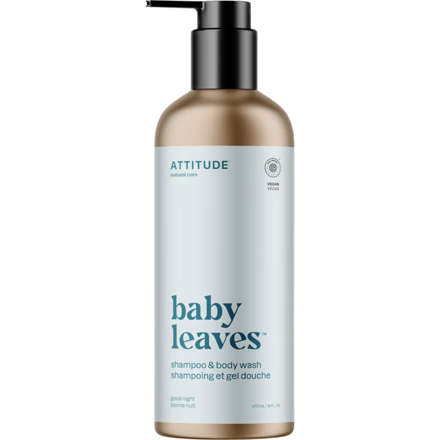 Attitude Baby Leaves Shampoo & Body Wash - Almond Milk