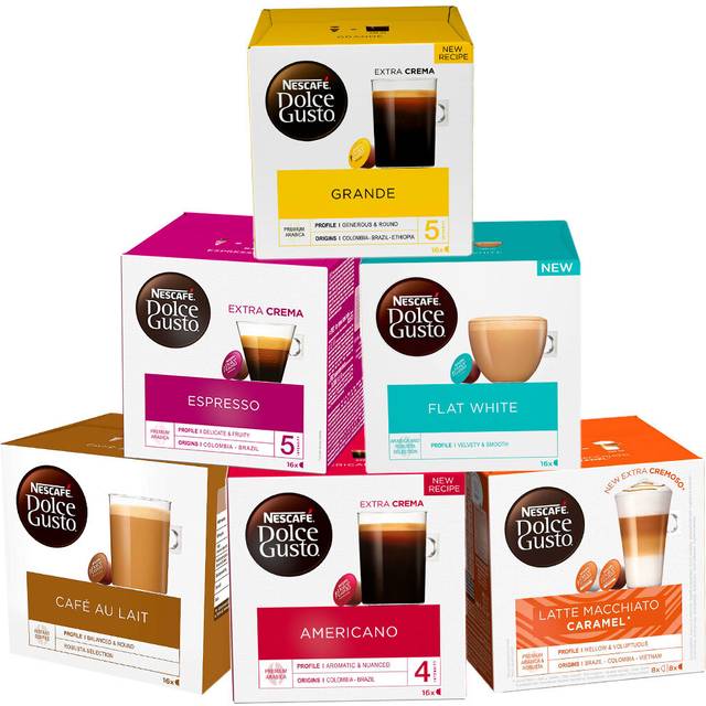 Startpaket - Nescafé - 96 kapslar till Nescafé Dolce gusto