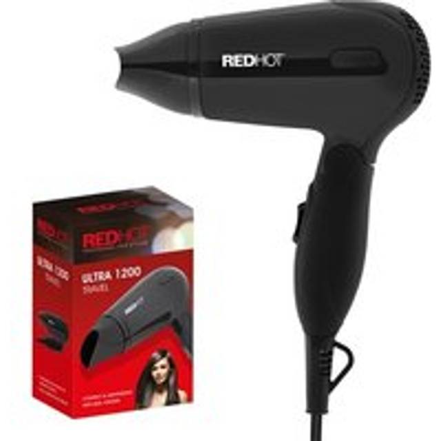 Red Hot 1200W Travel Hair Dryer | TJ Hughes