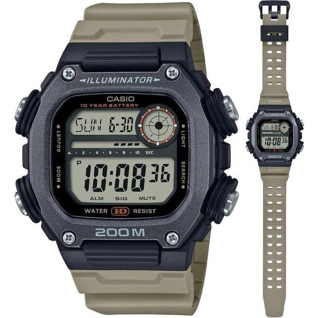 Casio Standard Digital Sand Resin Band Quartz DW-291HX-5A DW291HX-5 200M Men's Watch
